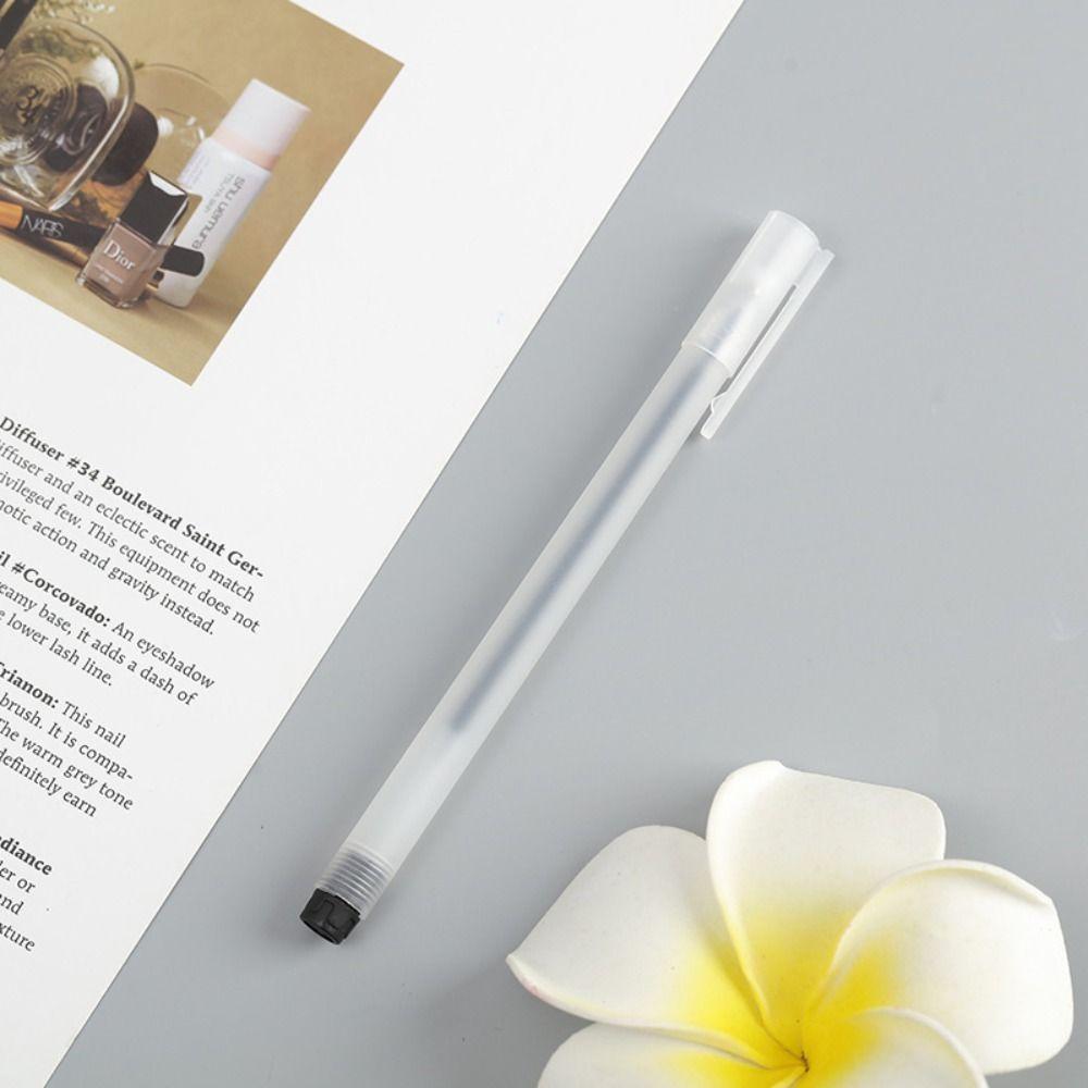 10Pcs Needle Tip Gel Ink Pen Matte Student Gel Pen Durable Exam Pen Study Note Taking