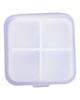 Portable Travel 4 Grid Pill Storage Box Case Container Mini Medicine Organizer