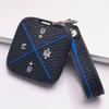Silicone Smart Key Cover for Zeekr Zeekr 001 Zeekr 009 Zeekr X Zeekr 007 with Keychain Honeycomb Texture Non Slip Grip Remote Key Case Protector