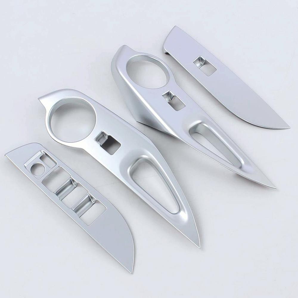 For Toyota Corolla Hatchback 2023 Window Lift Switch Panel Frame Cover Trim Interior Accessories Carbon Decor