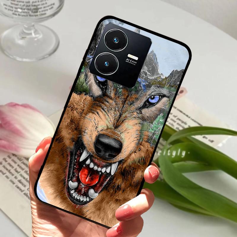Pro Vivo Y22S 2022 Pouzdro Nárazuvzdorné Měkké TPU Silikonové Kryt Telefonu Pro Vivo Y22 Y 22 V2207 Y22S V2206 Funda Capa Kreslený Vivoy22