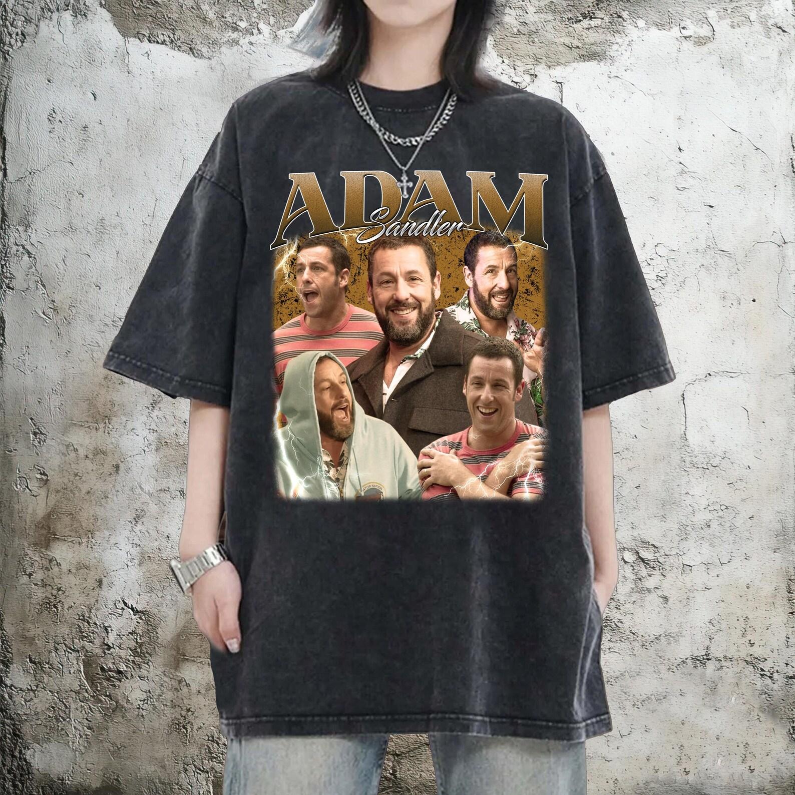 Adam Sandler Shirt, 90s Vintage Bootleg Style Tee, Retro Actor Graphic T-Shirt S