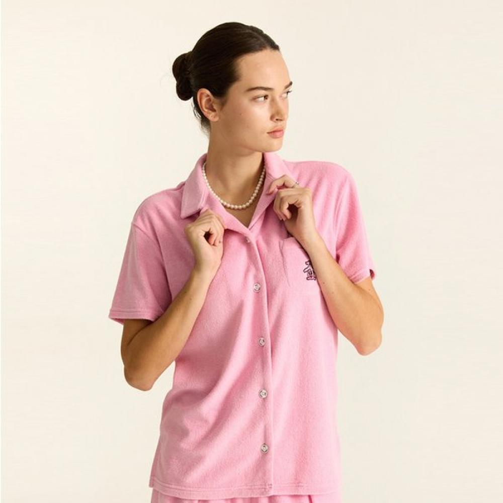 Munsingwear Women Terry Short Sleeve Shirt