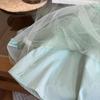 Korean Style Sleeveless Mesh Dress for Girls - Summer Puffy Princess Skirt (EXB105)