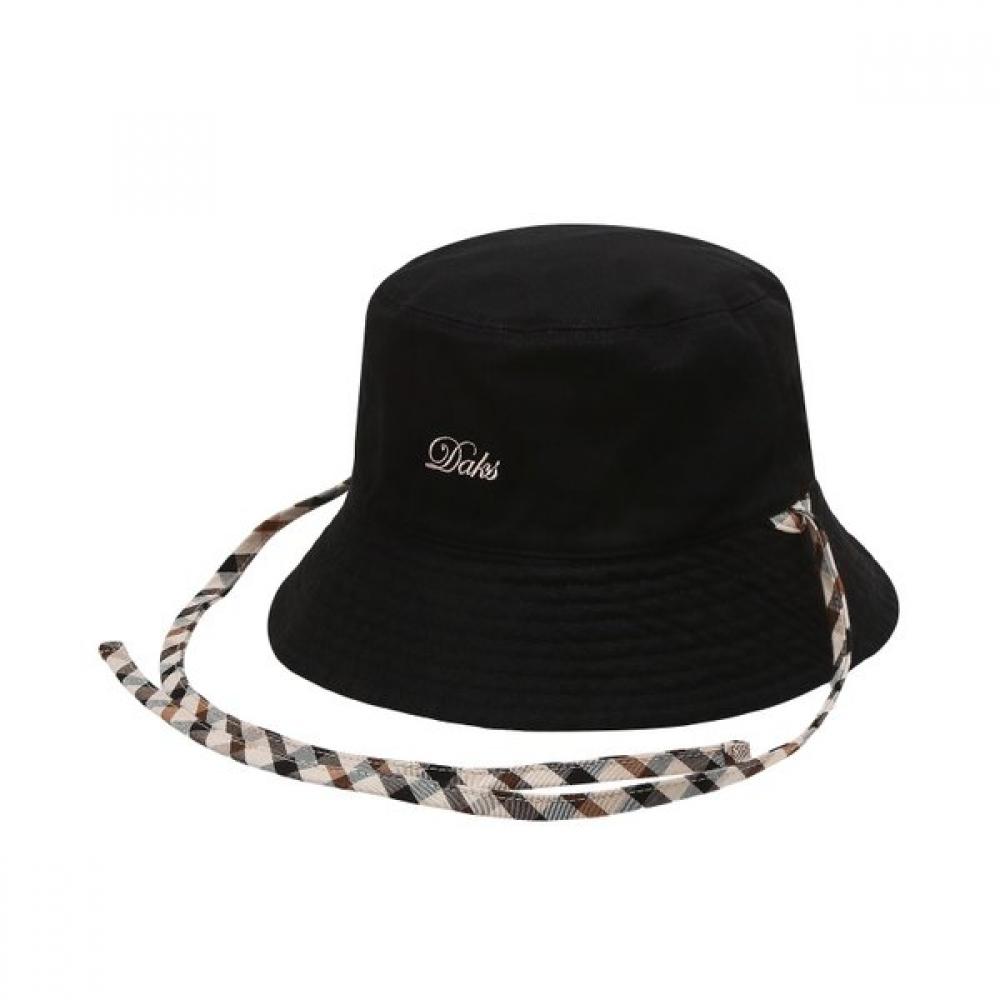 Daks Check Strap Reversible Bucket Hat Dbhe3f411bk Single option