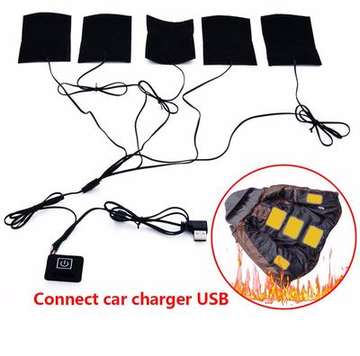 1 Set Electric Heating Pads 8.5W Driving In Winter Thermal Clothes Warmer Heated Jacket Mobile Warming Gear Switch For Diy Heated Clothing Mayitr