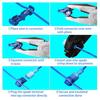 144Pcs T-Tap Wire Connectors Quick Wire Splices Connectors Self-Stripping Electrical Connectors for Wiring Automotive