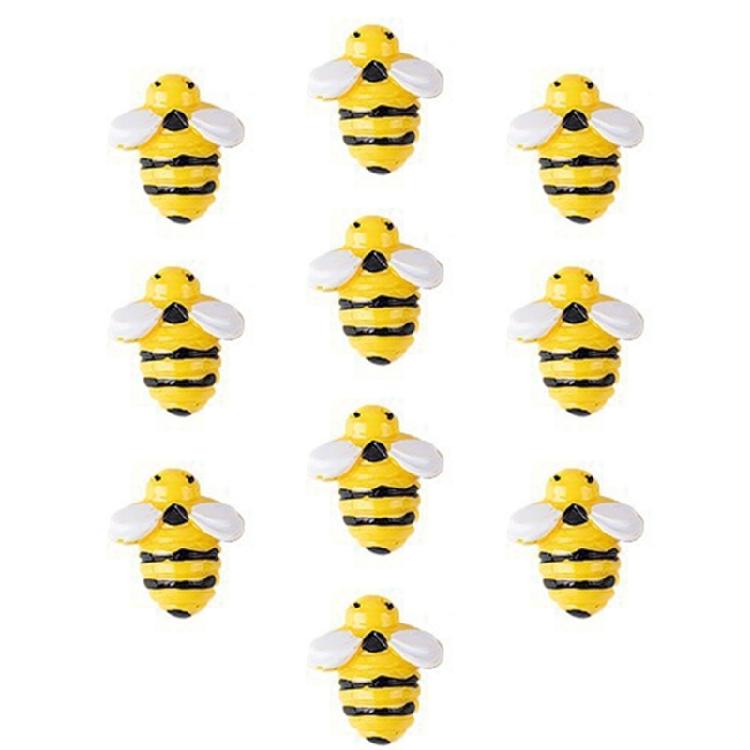 Hairhoop Brooch Appliques Cartoon Honeybee/Ladybugs Flatback Sticker for Handmade Headbands Craft Project Hairclip Decors