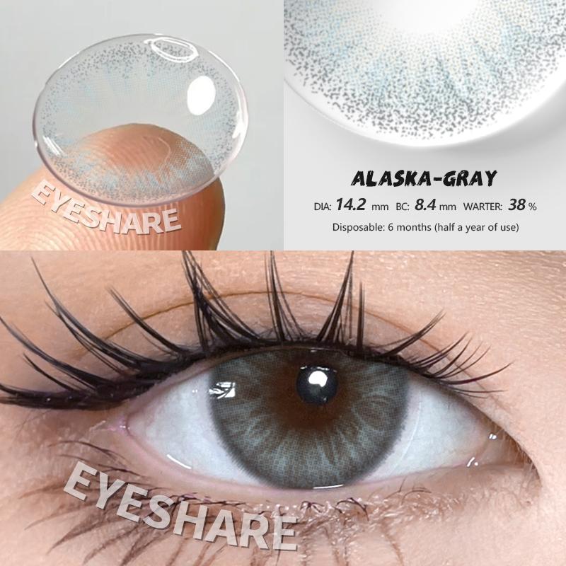 Eyeshare 1 Pair FLORENCE Series Eye Natural Looking Color Contact Lenses Cosmetic Contactlen