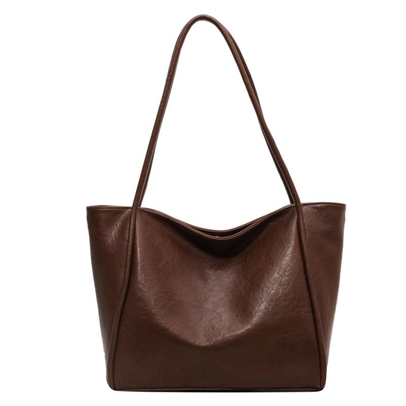 Large-capacity Bag Women's Autumn Versatile New Fashion Simple Shoulder Bag Texture Class Tote Bag