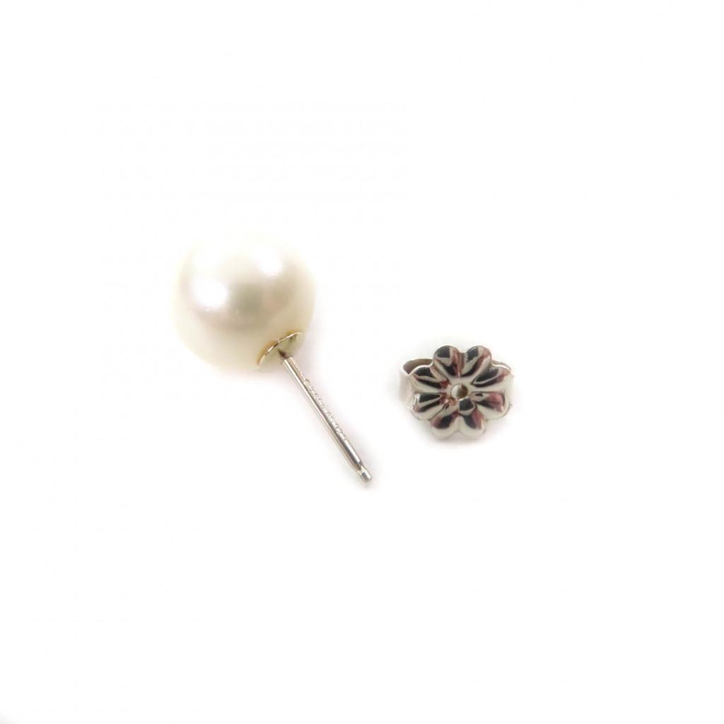 Excellent TIFFANY&Co. Pierce Pearl Pierce For Both Ears White Freshwater Pearl Women Used