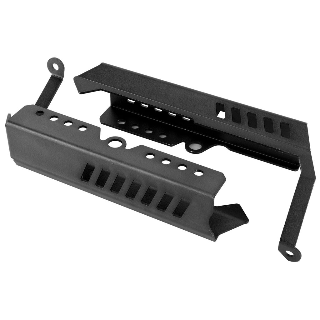 CNC Billet Kühler Seitenschutz Abdeckung Schutz passend für Yamaha MT09 FZ09 2013 2017 Schwarz