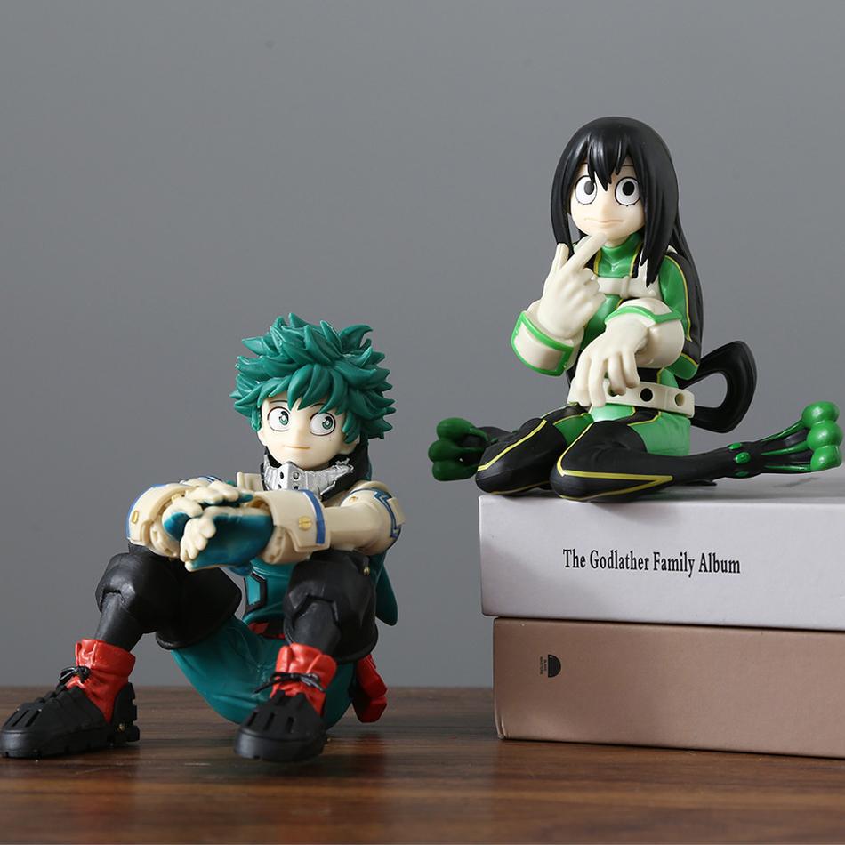 In Stock New Anime My Hero Academia Midoriya Izuku Bakugou Katsuki Ochaco Uraraka Anime Figure Toys For Kids Christmas Gifts