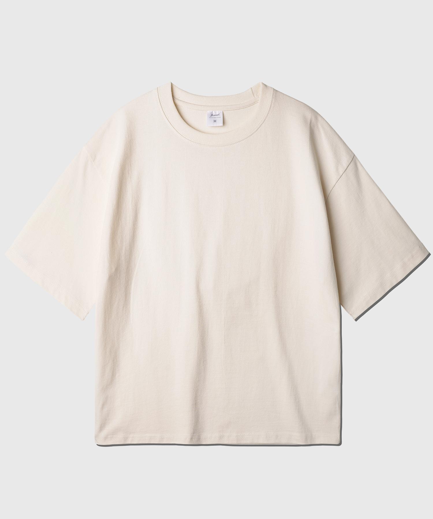 Jemeot Boy Crop Short Sleeve T-Shirt Cream Grey Kjst2619 Cream Gray/2Xl