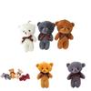 Soft And Durable Teddy Bear Stuffed Toy Keyring For Bag Or Car