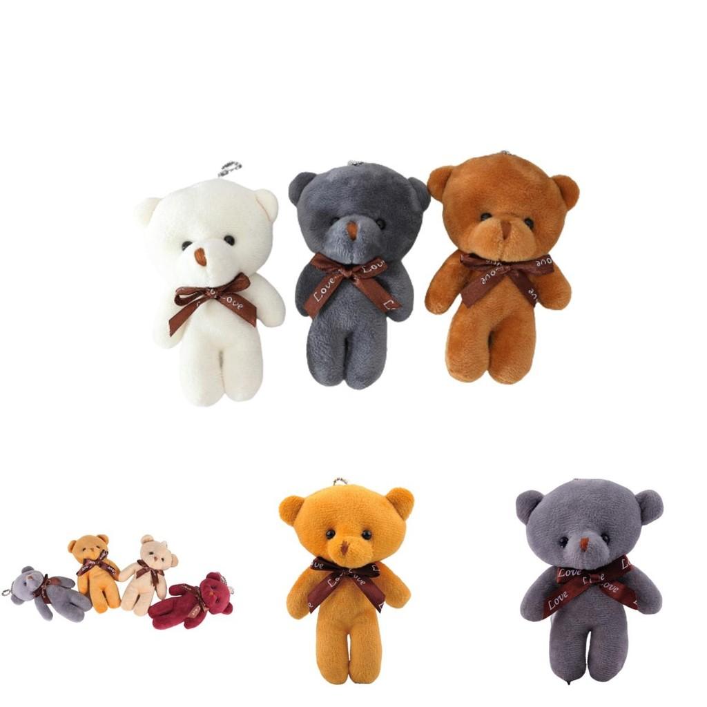 Soft And Durable Teddy Bear Stuffed Toy Keyring For Bag Or Car