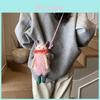Funny Big Mouth Woven Crossbody Bag For Daily Casual Wear