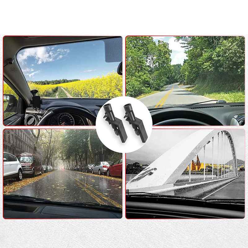 XN-2PCS Front Windshield Washer Nozzles For 12-16 Honda CR-V/ 12-15 Honda Crosstour/11-13 Honda Accord 76810-TP6-A01