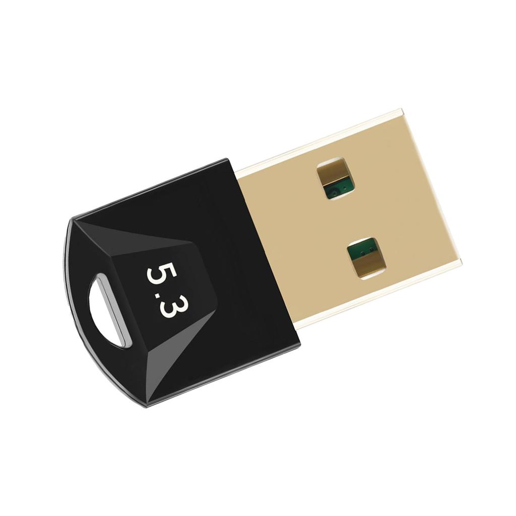 USB Bluetooth 5.3 Adapter Schnellere Datenübertragung Bluetooth-Dongle-Empfänger mit größerer Reichweite für Windows