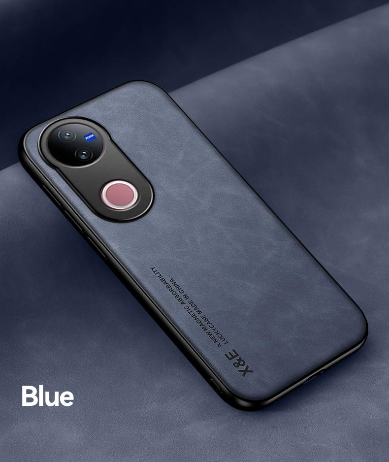 For Vivo V50E Skin Feel Matte Leather Phone Case Soft Back Cover Funda For Vivo V50E Protector