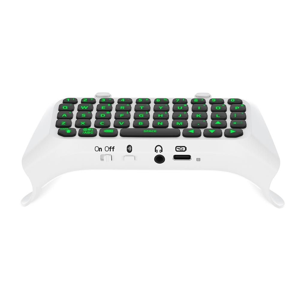 Controller Keyboard Bluetooth-Compatible External Keyboard Green Backlight Built-in Speaker for PS5 Elite Handle