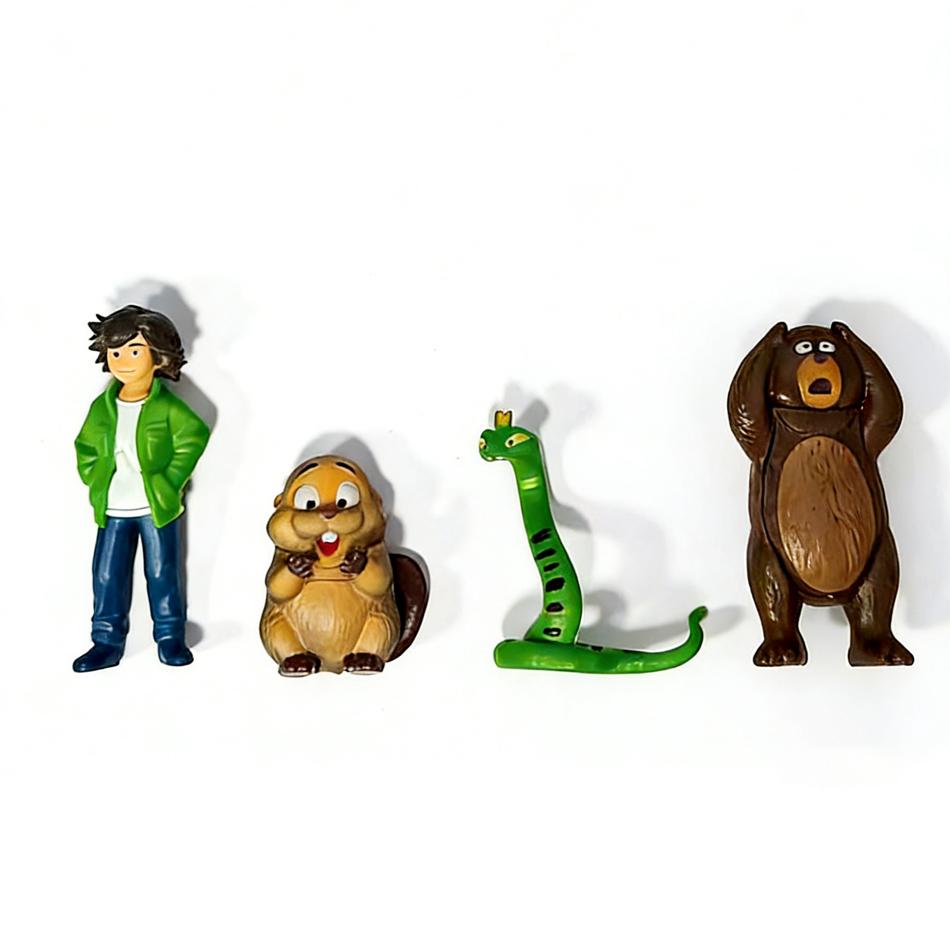 12Pcs Box Hoppers Beaver Transformation Plan Series Figures with Hidden Edition Cute Cartoon Model Toy Surprise Gift for Kids
