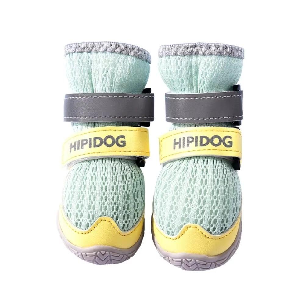 2Pcs Mesh Pet Sandals Non-slip Puppy Paw Protector Portable Dog Foot Cover For Medium/Large Dogs