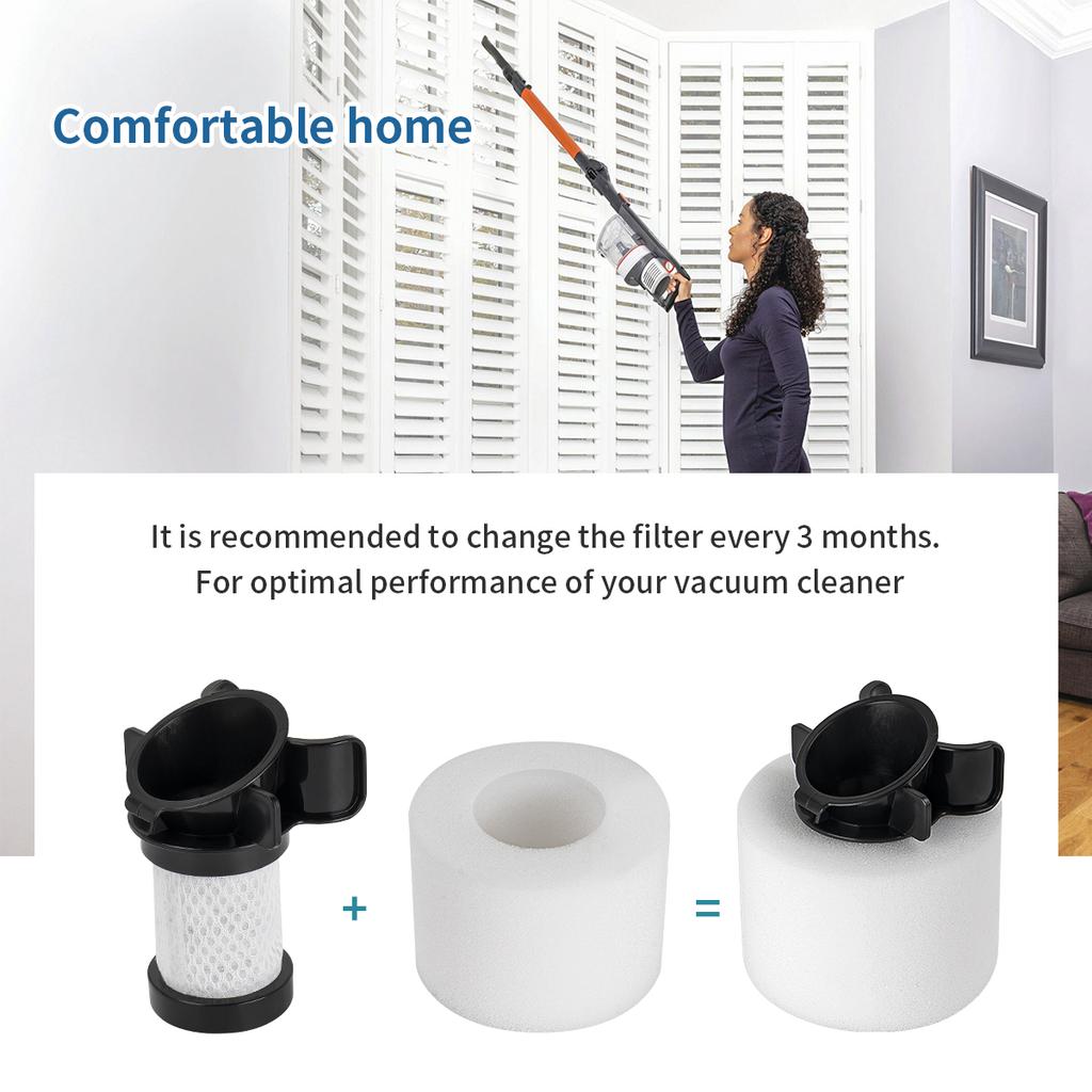 Replacement HEPA Filter for Shark ION Flex DuoClean IF200 IF100 IF201 IF202 IF205 IF251 IF252 IF281 IF282 IF285 X30 X40 F60 Vacuum Cleaner