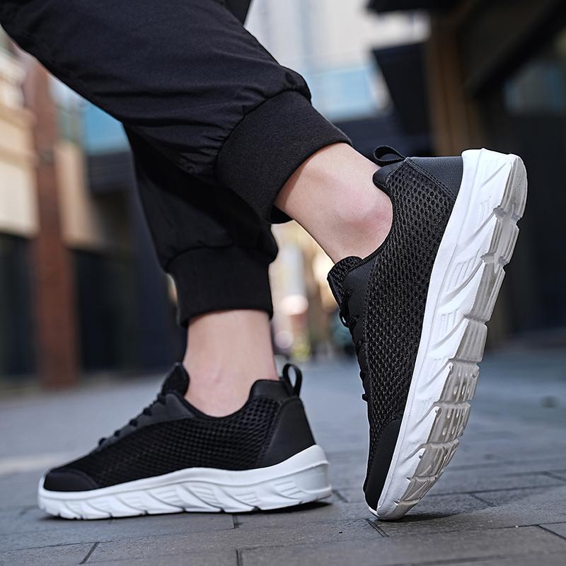 Męskie buty sportowe Letnie siateczkowe Oddychające Flying Fitness Jogging Damskie duże rozmiary Obuwie outdoorowe w dużych rozmiarach