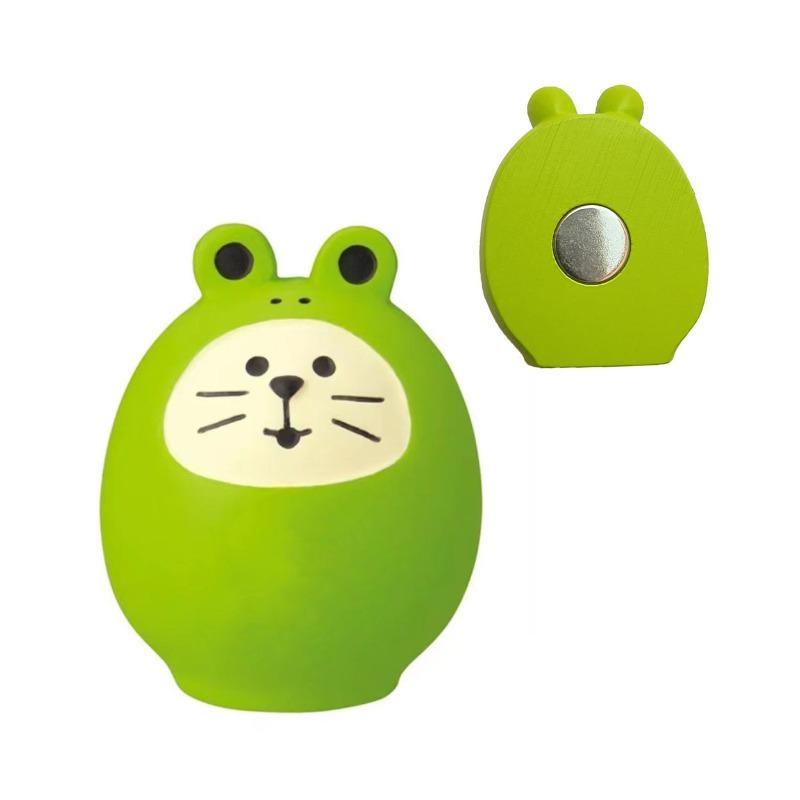 Japanese cat refrigerator sticker, grocery zakka cute bread coffee shop decoration gift miniature resin ornament