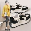 YB2F28 New Breathable Little White Shoes Spring and Autumn Wear-resistant Casual Thin Sole Heightening Korean Version Board Shoes College Tide