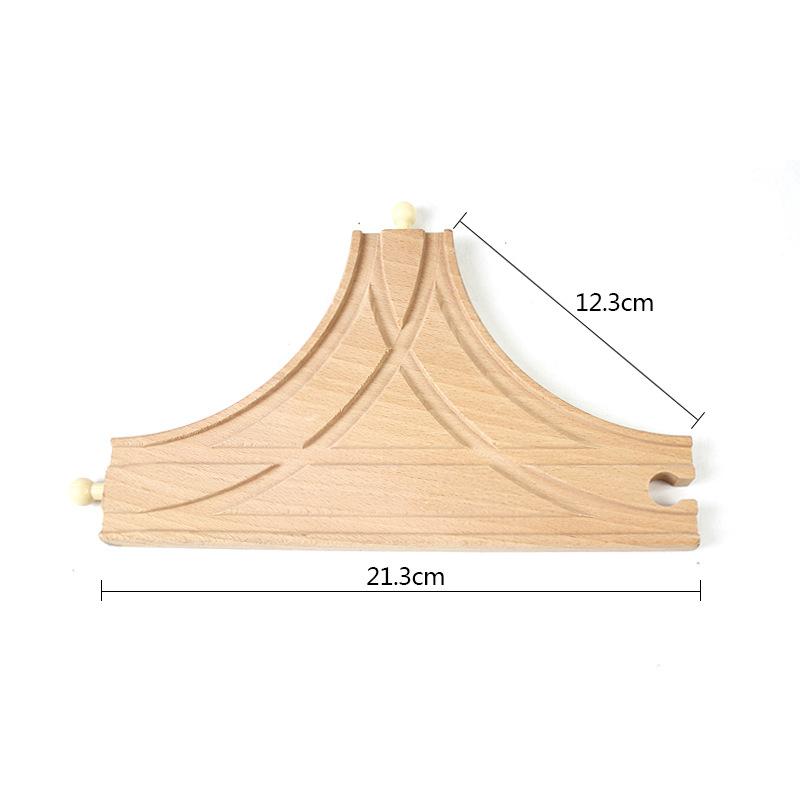 Tutti i Tipi di Giocattoli per Ferrovie su Binari di Legno Accessori per Binari del Treno in Legno di Faggio adatti per Binari di Marca Giocattoli Educativi per Bambini