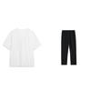 Li-Ning Hand-Painted Print Loose Comfortable Versatile Logo Quick-Dry Straight-Leg Pants Casual Sports Suit Men Suits AHSU745-2+-AYKT413-1