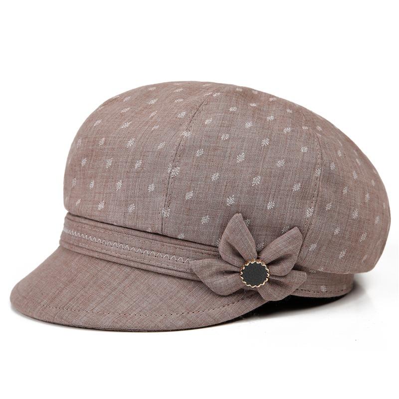 Hat Female Spring and Autumn Cap New Grandma Cloth Hat Spring and Summer Old Lady Sun Hat