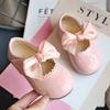 Toddler Infant Kids Baby Girls Butterfly Knot Princess Leather Shoes Sandals