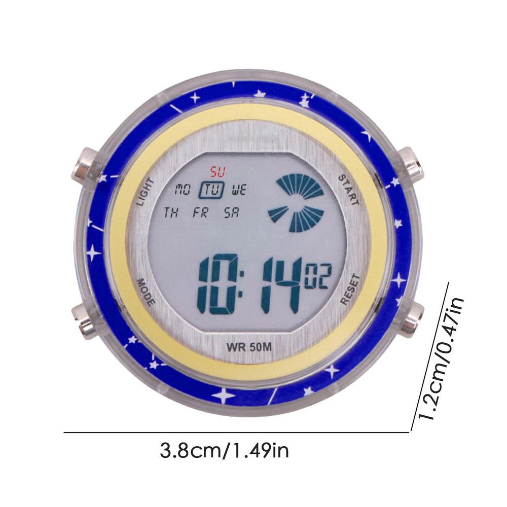 

Motorcycle Waterproof Clock Motorbike Mount Watch With Luminous Display Waterproof Digital Clocks For Vehicle SUV Car Auto синій