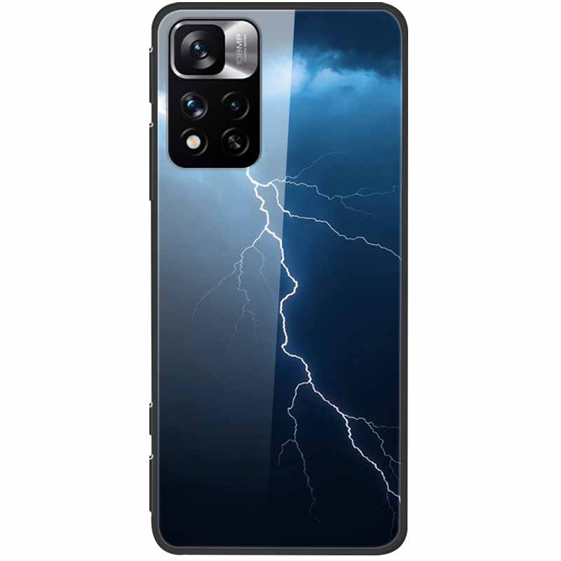 Tempered Glass Case For Xiaomi Redmi Note 11 Pro+ 5G Cover Hard Protective Funda for Redmi Note 11 Pro Plus 5G Soft Bumper 6.67