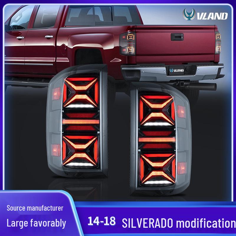 LED Tail Light Assembly for 2014-2018 Chevy Silverado Brake Lights Modification