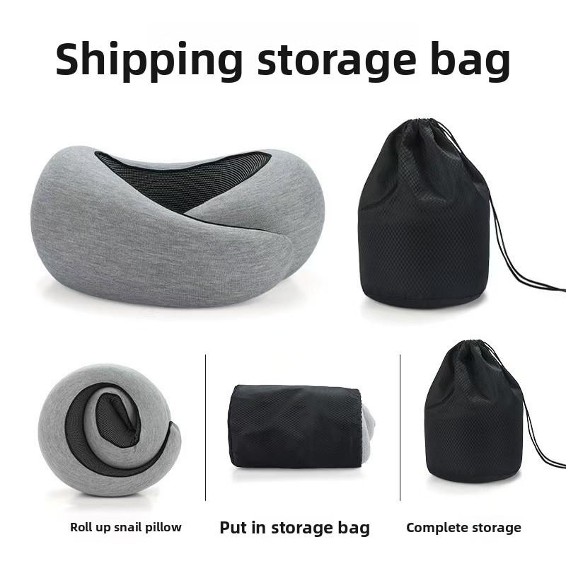 U-shaped Pillow Memory Foam Neck Pillow Factory Rebound Car Travel Neck Pillow Ostrich U-shaped Pillow