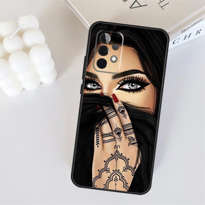 

Woman Hijab Face Muslim Gril For Samsung Galaxy A22 A32 A52 A54 A14 A16 A26 A36 A56 A55 A35 A05 A06 A15 A53 A33 A13 Case Samsung A16