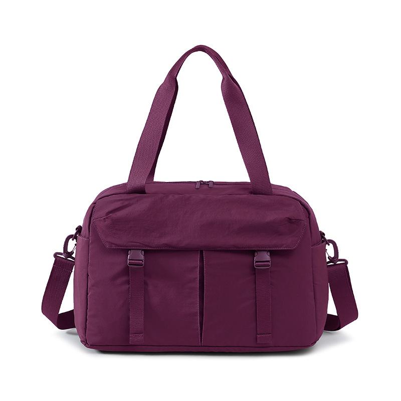 

Large Capacity Gym Bag Independent Shoe Warehouse Water Cup Side Pocket Multi-Pocket Sports Travel Shoulder Bag Luggage Bag