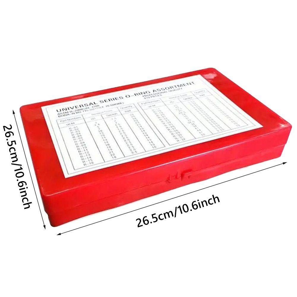 419PCS Mixed Size O-Ring Gaskets 34 Sorts Sealing Ring Assortment Kit  Automotive Mechanics