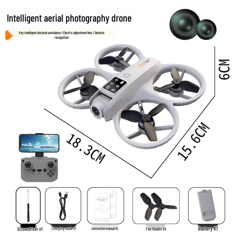 Mini Dual Camera Drone with HD Aerial Photography & Optical Flow Remote Control