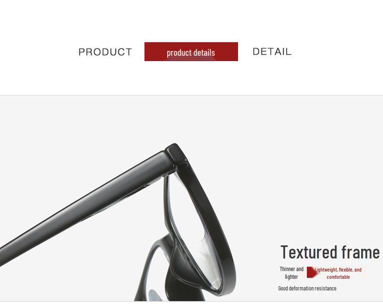 Stylish Chinese-Style HD Anti-Blue Light Reading Glasses for Men and Women, Portable & Fashionable