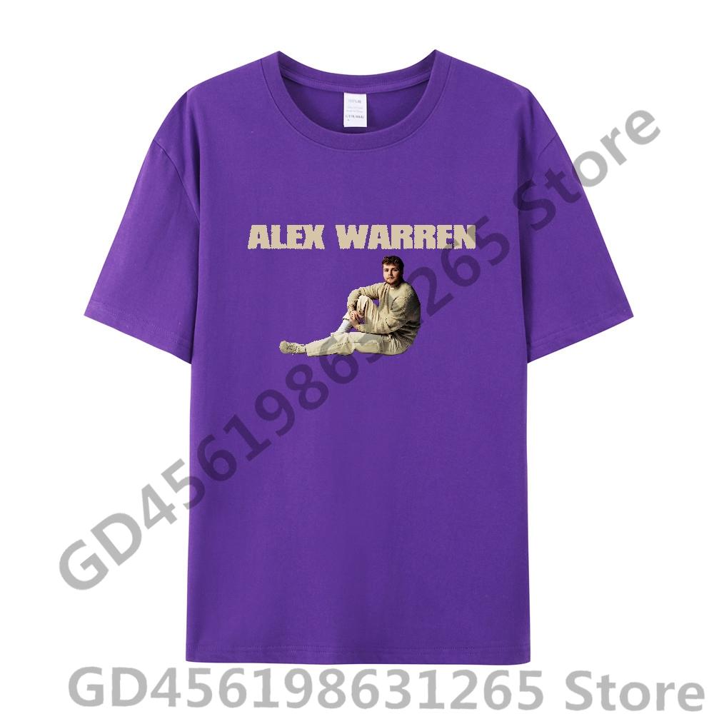 New Alex Warren T Shirt UnisexWomen Harajuku Kawaii Tops Y2k Unisex Hip Hop Tees Fashion Tops Casual Boysgirls Clothing