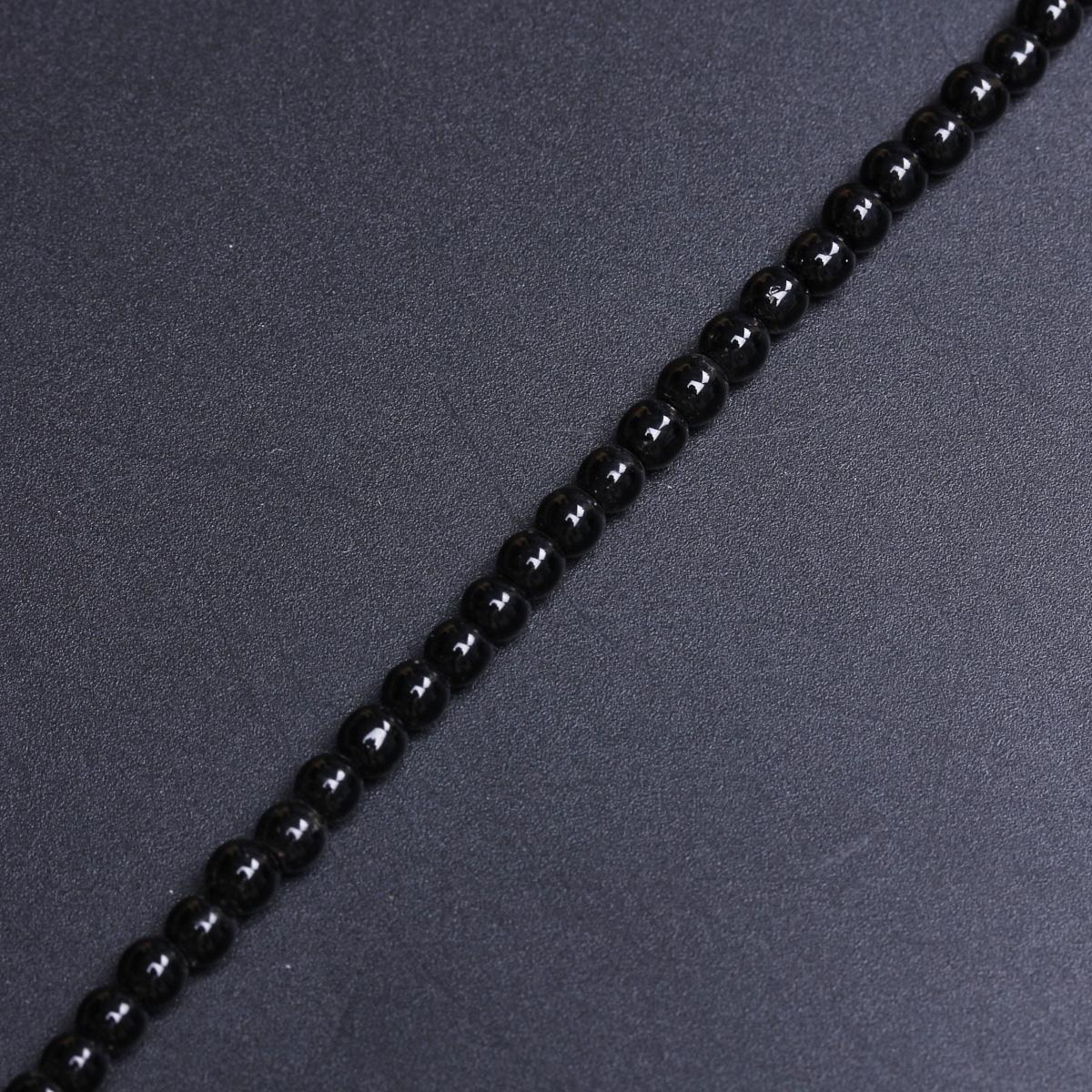 

Натуральный для DIY ожерелье браслет 4 6 8 10 12 мм черный агат камень разделитель свободные бусины круглые ювелирные изделия изготовление 1String 4mm(about 99-102Pcs)