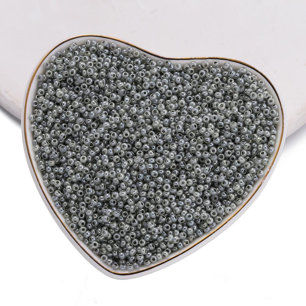 1000pcs 2mm Glass Seed Beads Colorful Spacer Loose Beads for DIY Crafts Necklace Bracelet Earring Jewelry Making Accessories