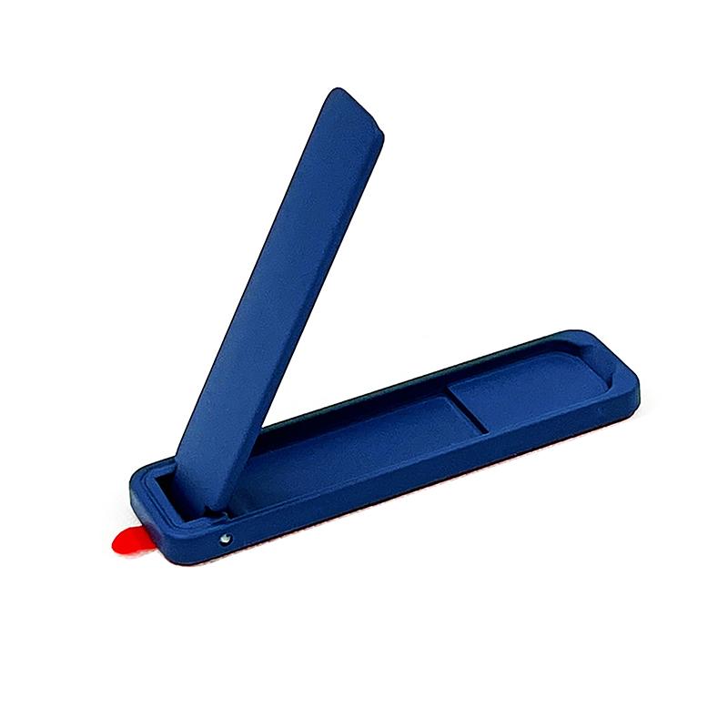 

Ультратонкий мини-держатель, металлический складной кронштейн для мобильного телефона, наклейка на заднюю панель, невидимая настольная подставка для мобильного телефона синий