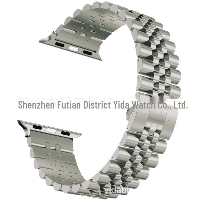 Kompatibelt armband i rostfritt stål för Apple Watch 8/7/6/5/Ultra