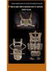 Nylon MOLLE Tactical Chest Rig Vest with Phone Holder & Folding Navigation Board